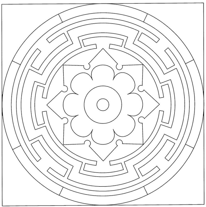 Mandalas Celtiques 9